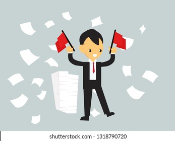 Businessman of computer web design and idea