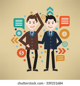 Businessman concept design, vector