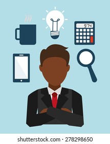 businessman concept design, vector illustration eps10 graphic 