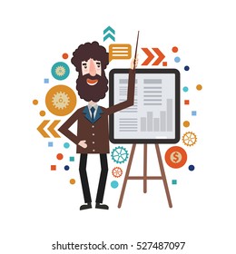 Businessman concept design,clean vector