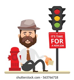 Businessman concept design,clean vector