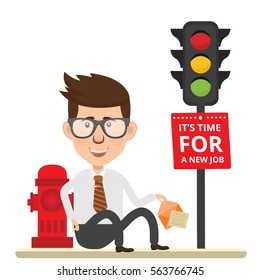 Businessman concept design,clean vector
