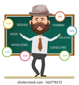 Businessman concept design,clean vector