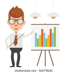 Businessman concept design,clean vector