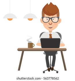 Businessman concept design,clean vector
