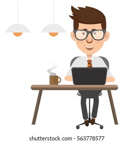 Businessman concept design,clean vector
