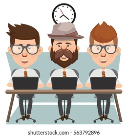 Businessman concept design,clean vector