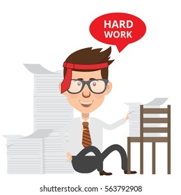 Businessman concept design,clean vector