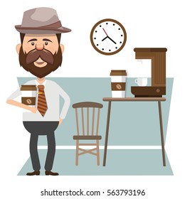 Businessman concept design,clean vector