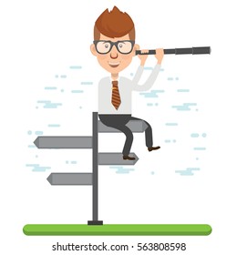 Businessman concept design,clean vector