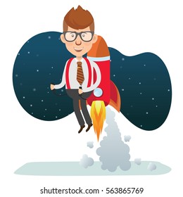 Businessman concept design,clean vector
