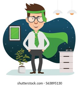 Businessman concept design,clean vector