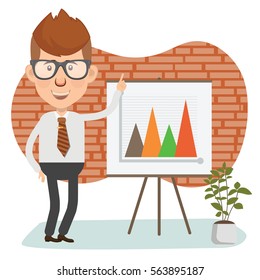 Businessman concept design,clean vector