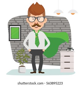 Businessman concept design,clean vector