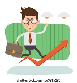 Businessman concept design,clean vector