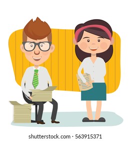 Businessman concept design,clean vector
