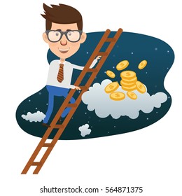 Businessman concept design,clean vector