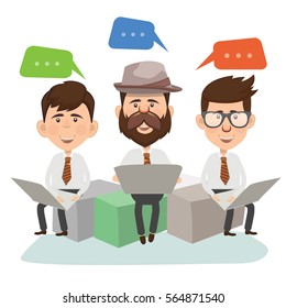 Businessman concept design,clean vector