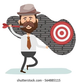 Businessman concept design,clean vector