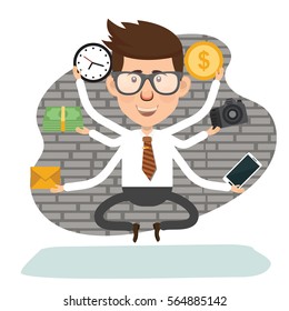 Businessman concept design,clean vector