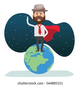 Businessman concept design,clean vector