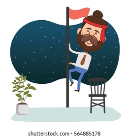 Businessman concept design,clean vector