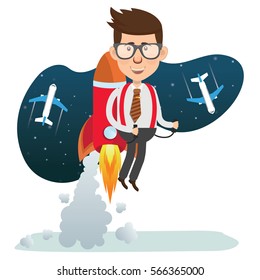 Businessman concept design,clean vector