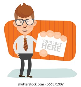 Businessman concept design,clean vector