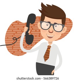 Businessman concept design,clean vector