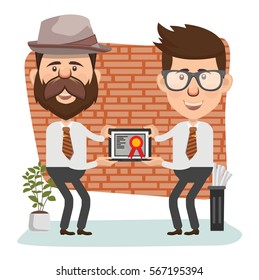 Businessman concept design,clean vector
