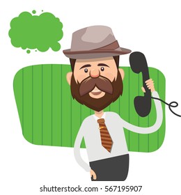 Businessman concept design,clean vector
