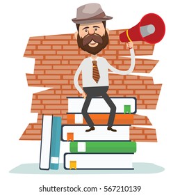 Businessman concept design,clean vector
