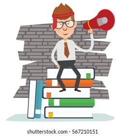 Businessman concept design,clean vector