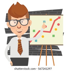 Businessman concept design,clean vector