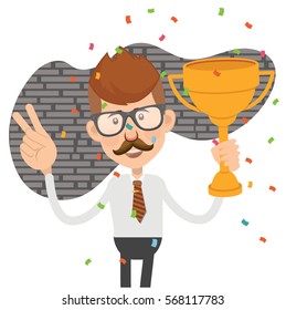 Businessman concept design,clean vector