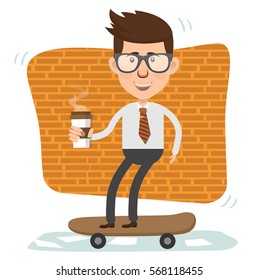 Businessman concept design,clean vector