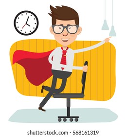 Businessman concept design,clean vector