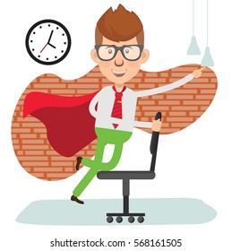 Businessman concept design,clean vector