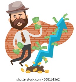 Businessman concept design,clean vector