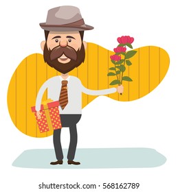 Businessman concept design,clean vector