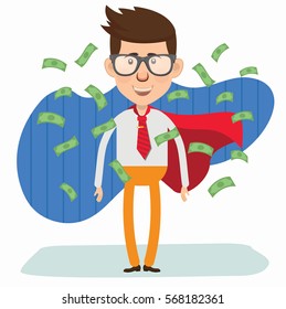 Businessman concept design,clean vector