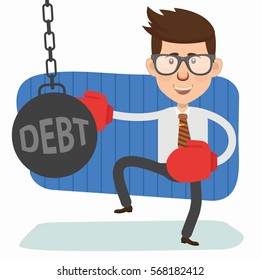 Businessman concept design,clean vector