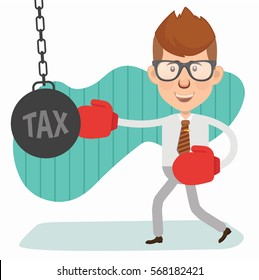 Businessman concept design,clean vector