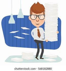 Businessman concept design,clean vector