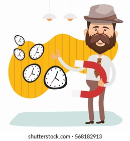 Businessman concept design,clean vector