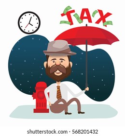 Businessman concept design,clean vector