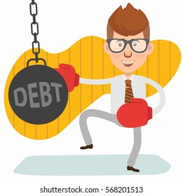 Businessman concept design,clean vector