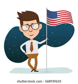 Businessman concept design,clean vector