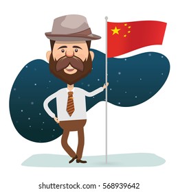 Businessman concept design,clean vector