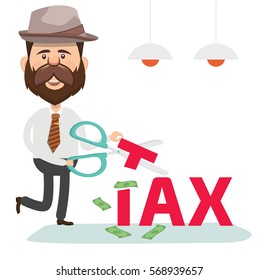 Businessman concept design,clean vector